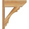 Ekena Millwork Olympic Slat Rough Sawn Outlooker, Western Red Cedar, 8"W x 22"D x 26"H OUT08X22X26OLY06RWR - alternate 2